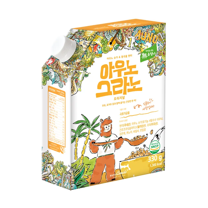 아우노 그라노 첨가물없는 그래놀라 씨리얼